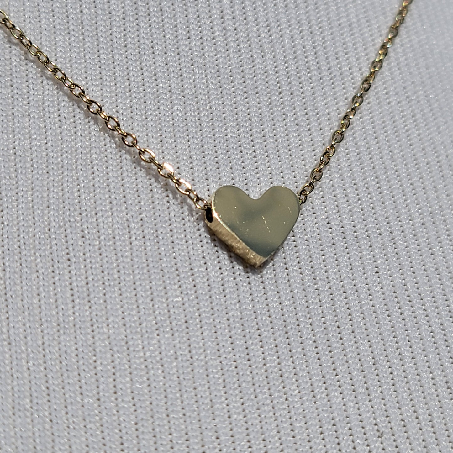 Gold or Silver SS Heart Pendant